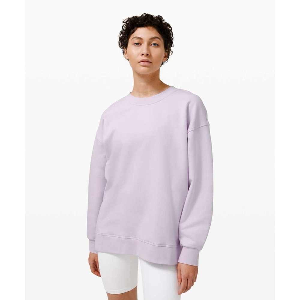 Lululemon Perfectly Oversized Crew Sweatshirt Lavender Dew
